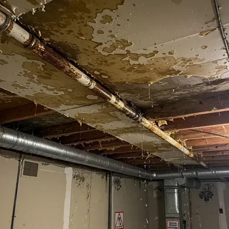 Ceiling Water Damage Repair in Crosby, ND