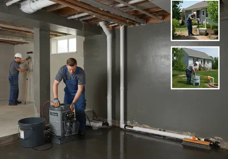 Basement Waterproofing and Flood Prevention process in Crosby, ND